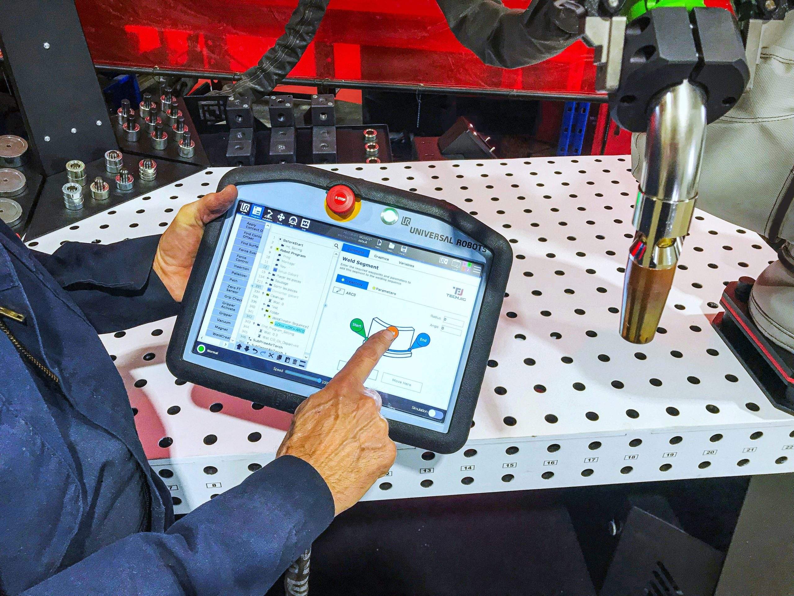 Programmation simple soudage robot cobot