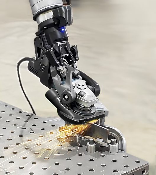 Efficacité meulage cobot